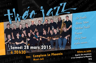 Affiche d'un concert de ThéoJazz'