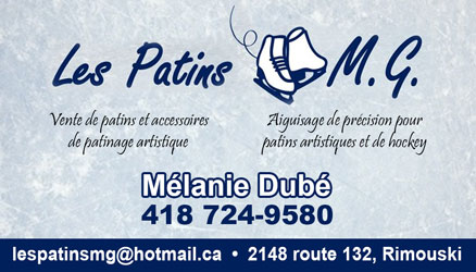 Carte d'affaire Patins Mg'